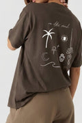 Cali T-shirt Ocean Moka