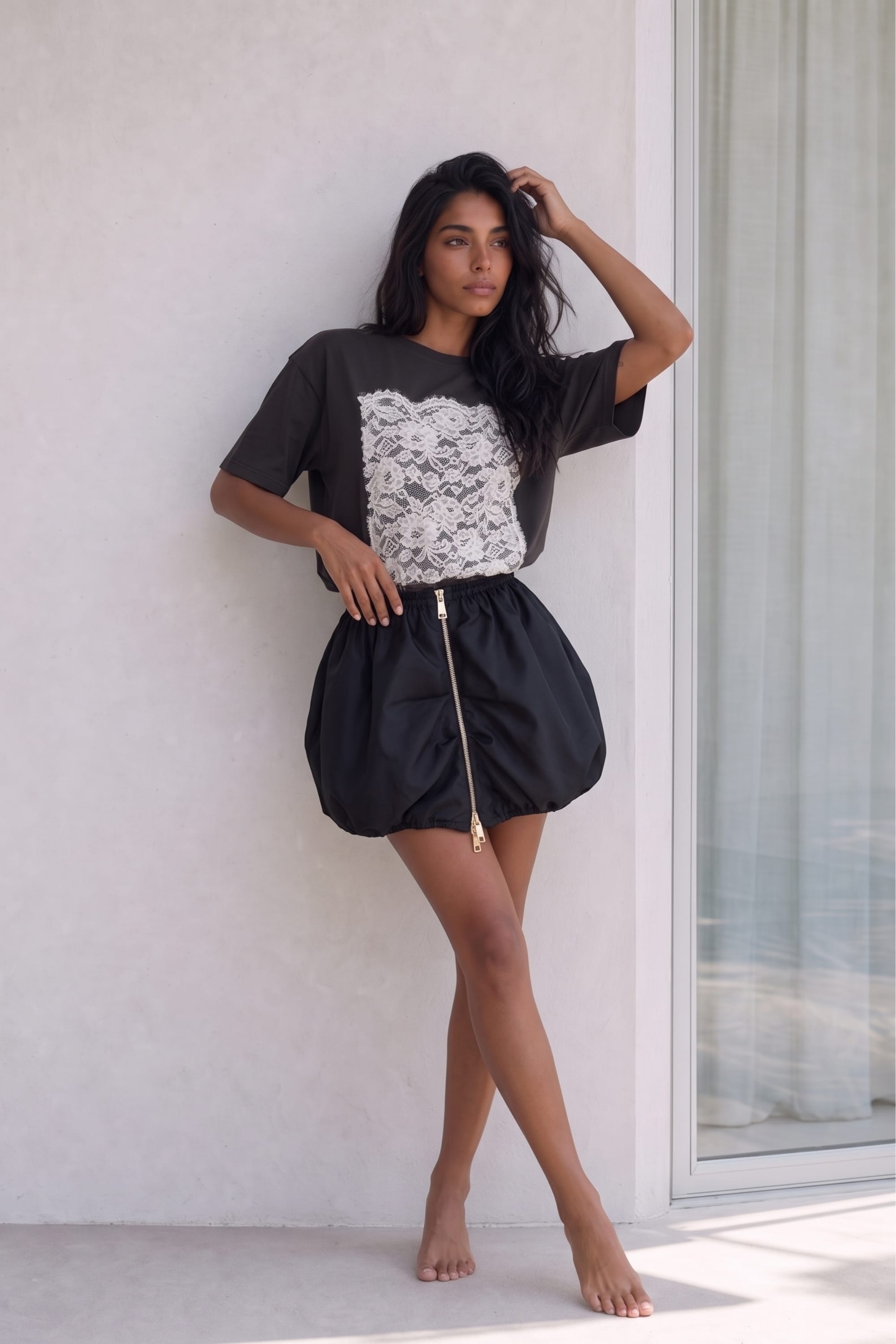 Cloud mini skirt