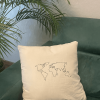 World Skyline Pillow
